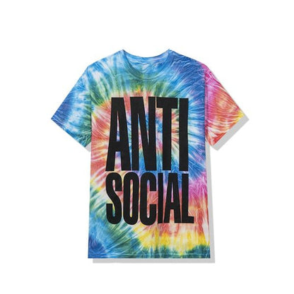 Anti Social Social Club Heatwave Tee Rainbow Tie Dye