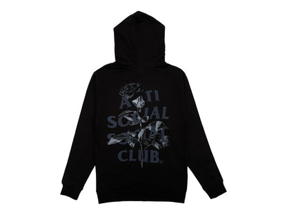 Anti Social Social Club Hell O Rose Hoodie Black