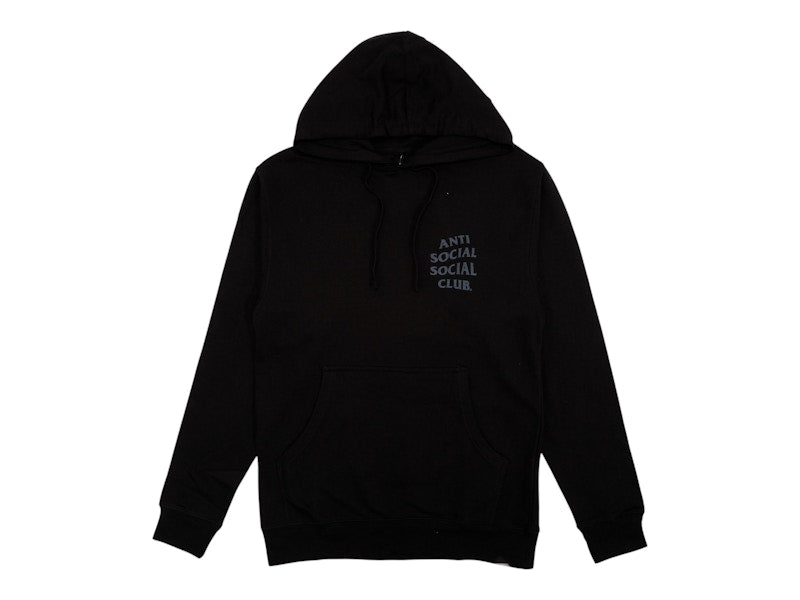 Anti Social Social Club Hell O Rose Hoodie Black