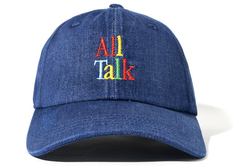 Anti Social Social Club Hella Texts Cap Denim Blue