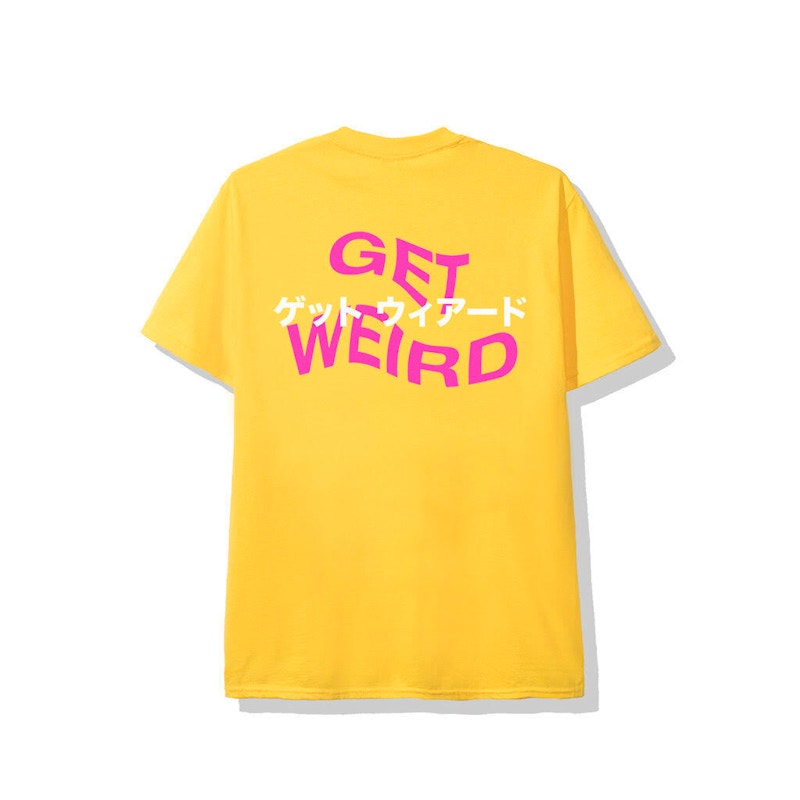 Anti Social Social Club Higibis Get Weird T-shirt Yellow