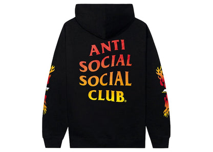 Anti Social Social Club Hot At First Hoodie Black