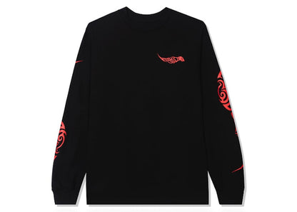 Anti Social Social Club I Get Into It Long Sleeve Tee Black