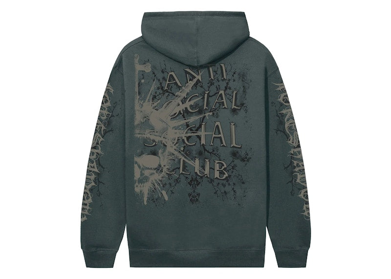 Anti Social Social Club I Knew Happiness Hoodie Alpine Green
