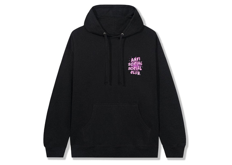 Anti Social Social Club I See Splash Hoodie Black/Pink