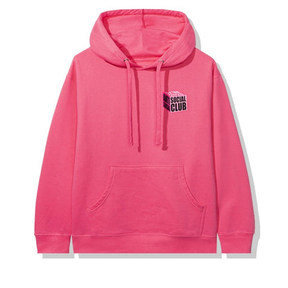 Anti Social Social Club I Wish I Was Wrong Hoodie Pink