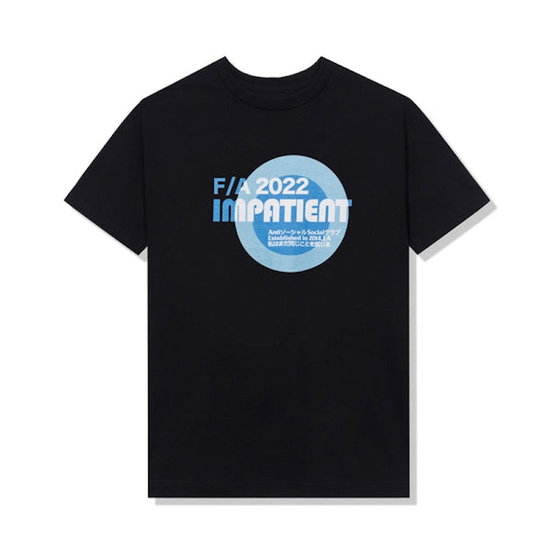 Anti Social Social Club Impatient T-shirt Black