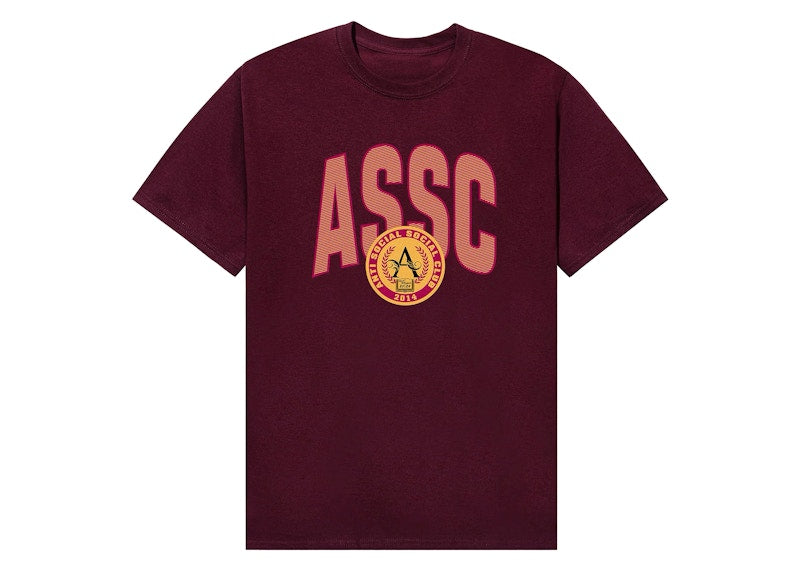 Anti Social Social Club Institution Tee Maroon