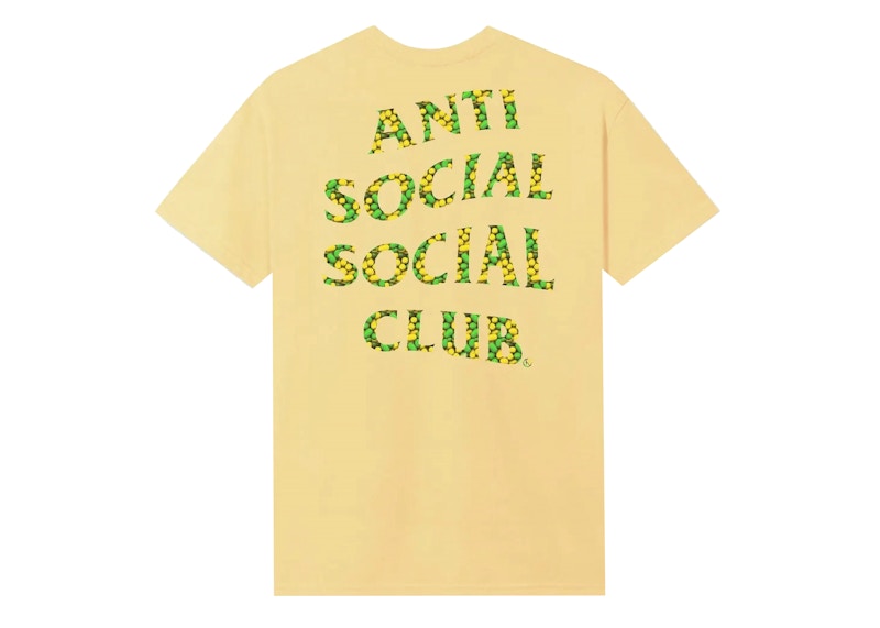 Anti Social Social Club It Never Fails Tee Yellow