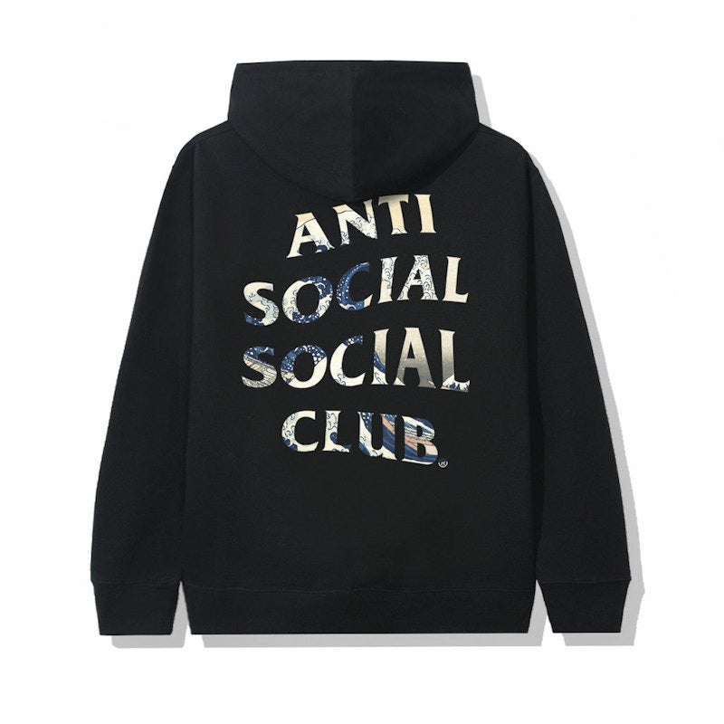 Anti Social Social Club (Japan Only) 4 Car Pile-Up Tonkotsu Logo Hoodie Black