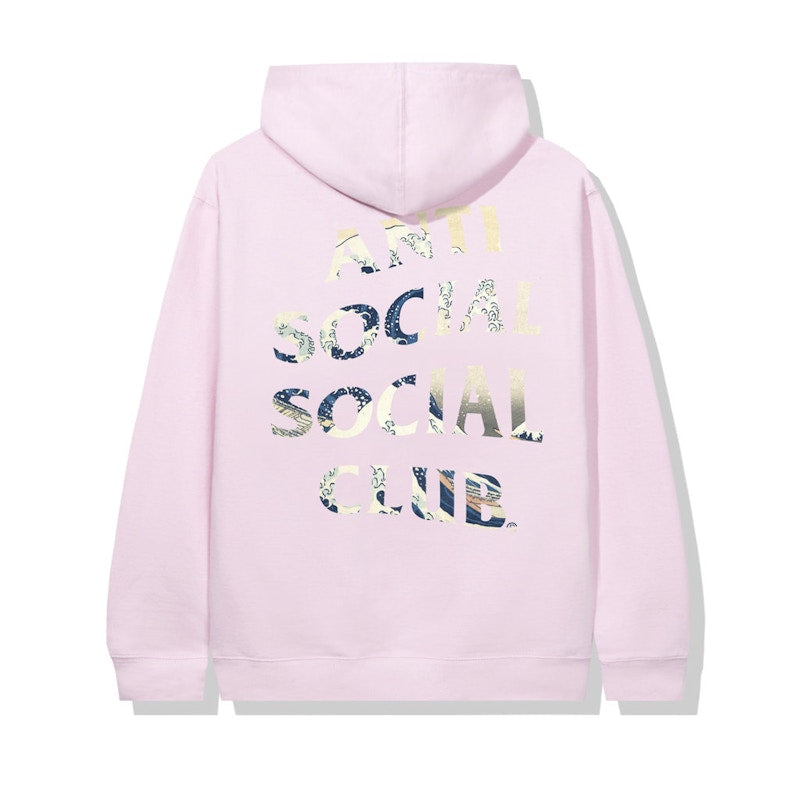 Anti Social Social Club (Japan Only) 4 Car Pile-Up Tonkotsu Logo Hoodie Pink