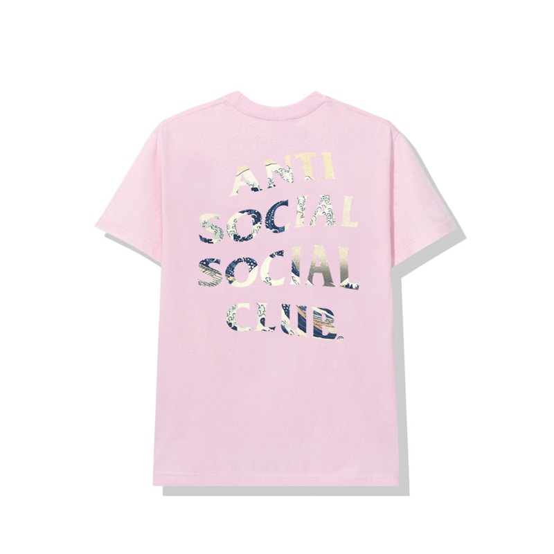 Anti Social Social Club (Japan Only) 4 Car Pile-Up Tonkotsu Logo Tee Pink