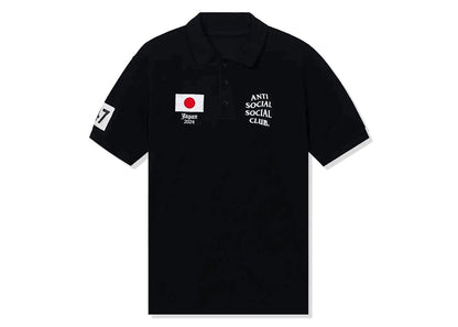 Anti Social Social Club Japan Polo Black