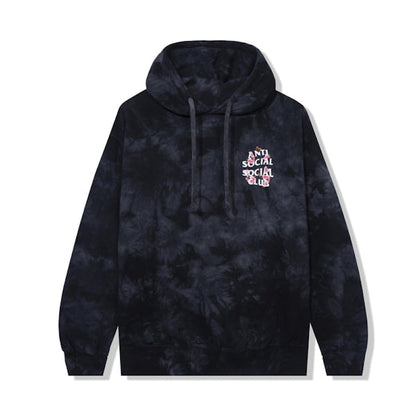 Anti Social Social Club Kkoch Never Dies Hoodie Black Tie Dye