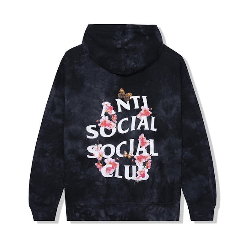 Anti Social Social Club Kkoch Never Dies Hoodie Black Tie Dye