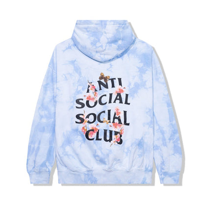 Anti Social Social Club Kkoch Never Dies Hoodie Blue Tie Dye