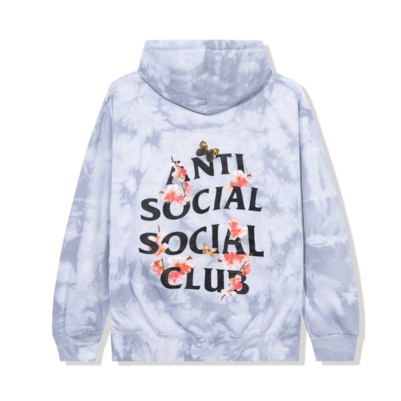 Anti Social Social Club Kkoch Never Dies Hoodie Grey Tie Dye