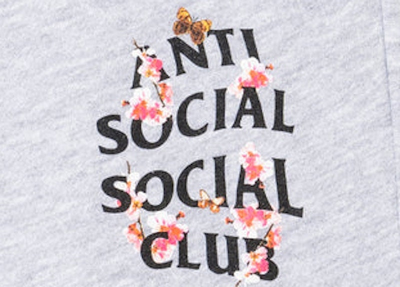 Anti Social Social Club Kkoch Sweatpants Heather Grey