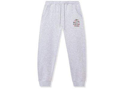 Anti Social Social Club Kkoch Sweatpants Heather Grey