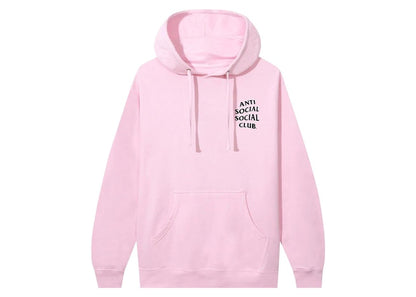 Anti Social Social Club Kkotch Hoodie Black Hoodie Pink