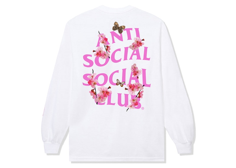 Anti Social Social Club Kkotch Long Sleeve White