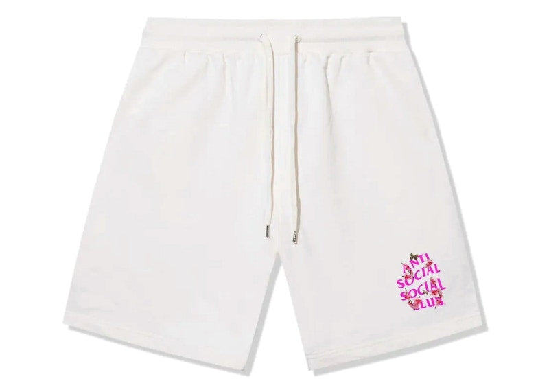 Anti Social Social Club Kkotch Premium Shorts Ecru