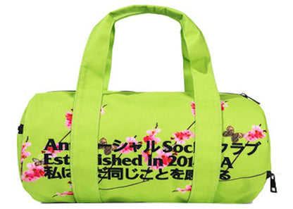 Anti Social Social Club Kkotch Side Duffel Bag Neon