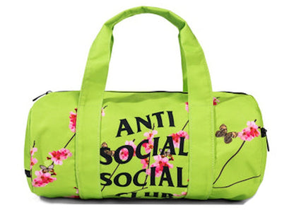 Anti Social Social Club Kkotch Side Duffel Bag Neon
