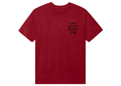 Anti Social Social Club Kkotch Tee Maroon