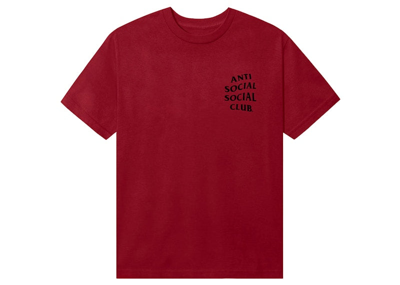 Anti Social Social Club Kkotch Tee Maroon