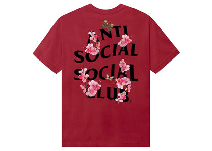Anti Social Social Club Kkotch Tee Maroon