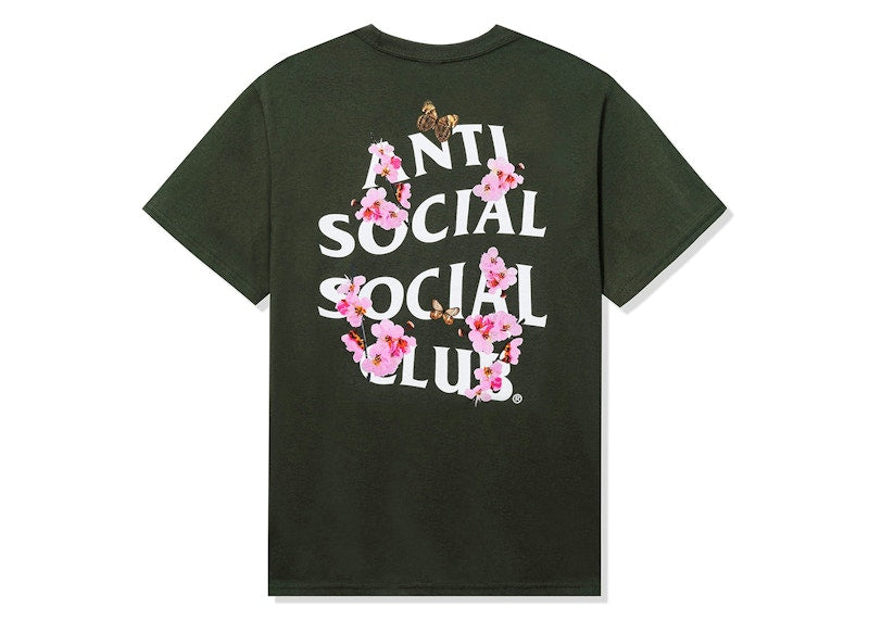 Anti Social Social Club Kkotch Tee Olive