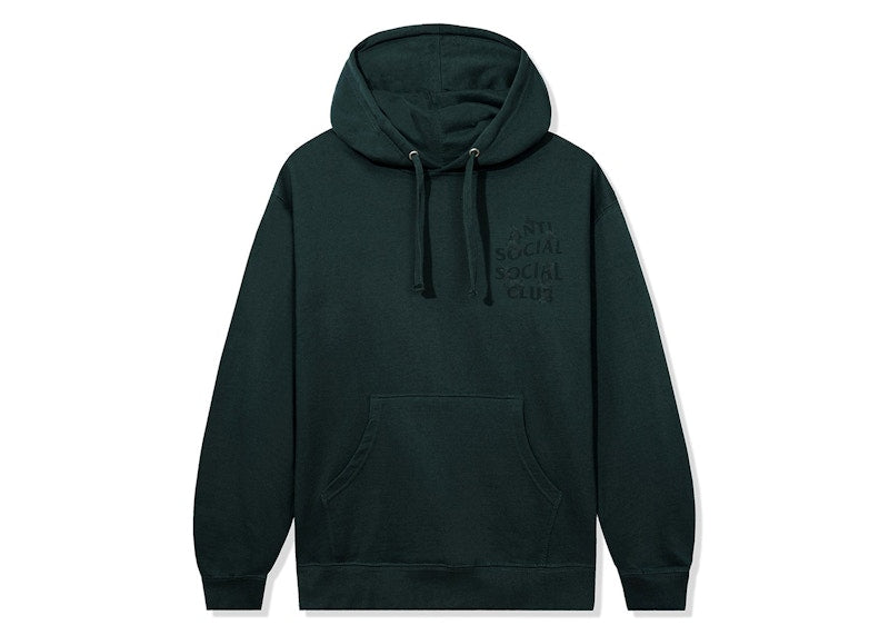 Anti Social Social Club Kkotch Tonal Hoodie Forest Green