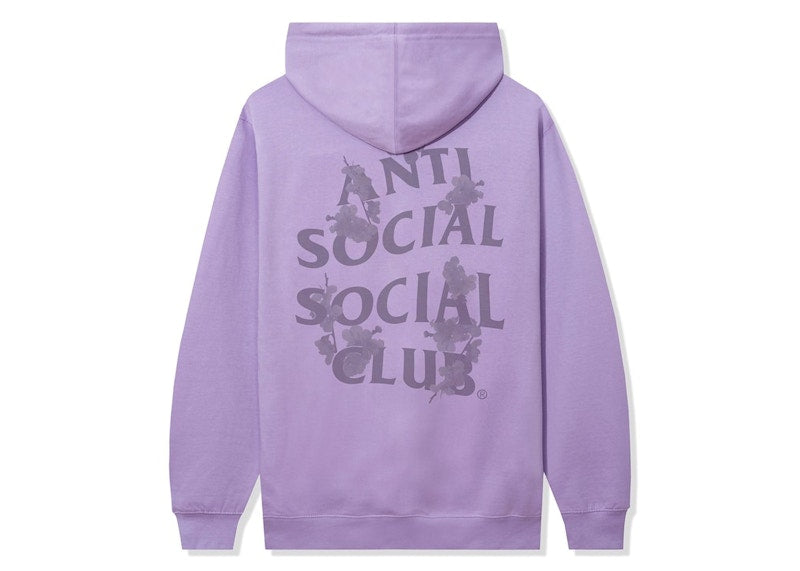 Anti Social Social Club Kkotch Tonal Hoodie Plum