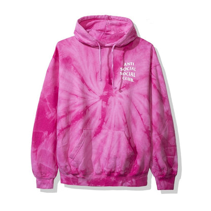 Anti Social Social Club Laguna Hoodie (FW19) Pink Tie Dye