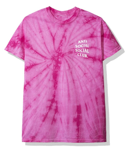 Anti Social Social Club Laguna Tee (FW19) Pink Tie Dye