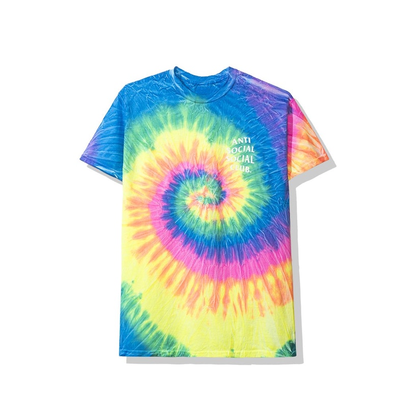 Anti Social Social Club Laguna Tee (FW19) Rainbow Tie Dye