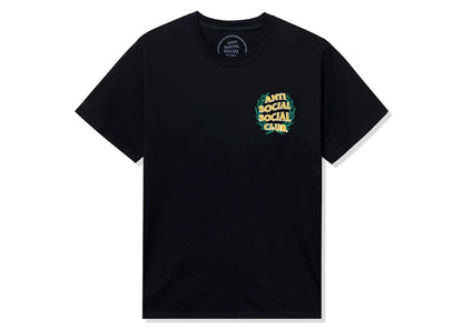 Anti Social Social Club Laurel Logo Flip Tee Black