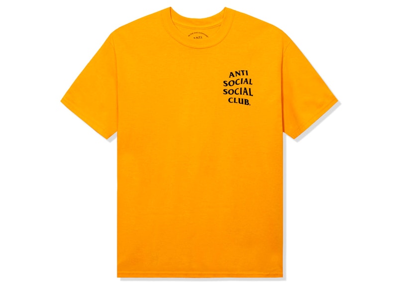 Anti Social Social Club Mind Games Tee Yellow