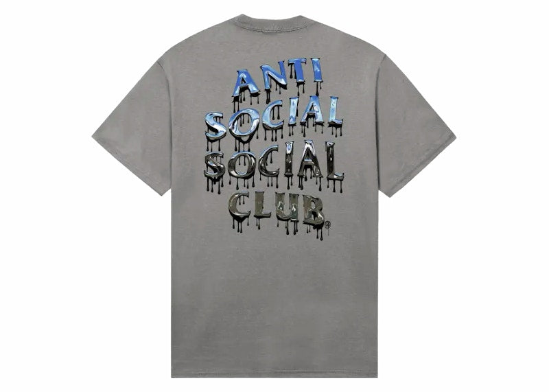 Anti Social Social Club Mind Melt Tee Grey