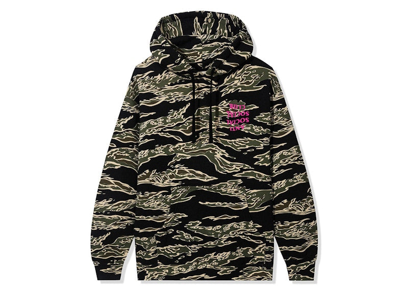 Anti Social Social Club Mind Play Hoodie Tiger Camo