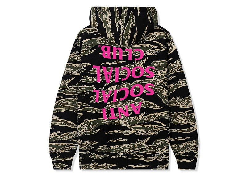 Anti Social Social Club Mind Play Hoodie Tiger Camo
