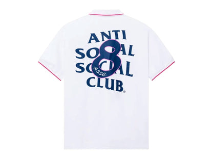 Anti Social Social Club Monegasque Polo T-shirt White