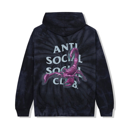 Anti Social Social Club Moodsting Hoodie Black Tie Dye