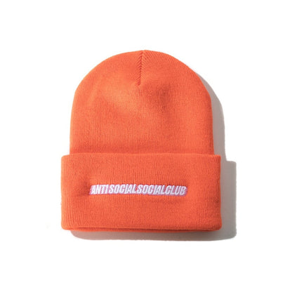 Anti Social Social Club Mr. Bean Knit Cap (FW19) Orange