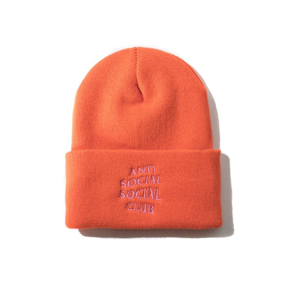 Anti Social Social Club Mr. Bean Knit Cap (FW19) Orange