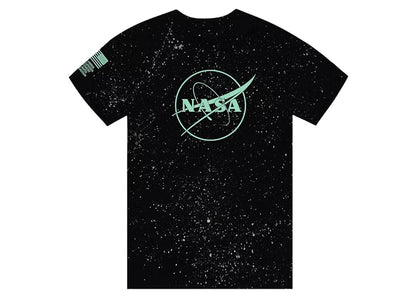 Anti Social Social Club Nasa Nebula Glow In The Dark Tee Black