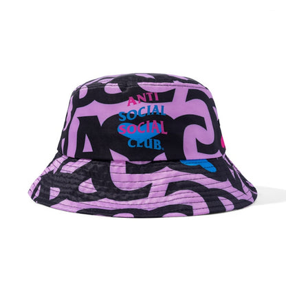 Anti Social Social Club Negative Space Bucket Cap Pink