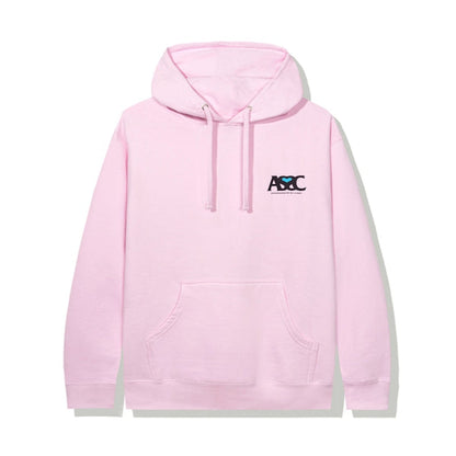 Anti Social Social Club Negative Space Hoodie Pink