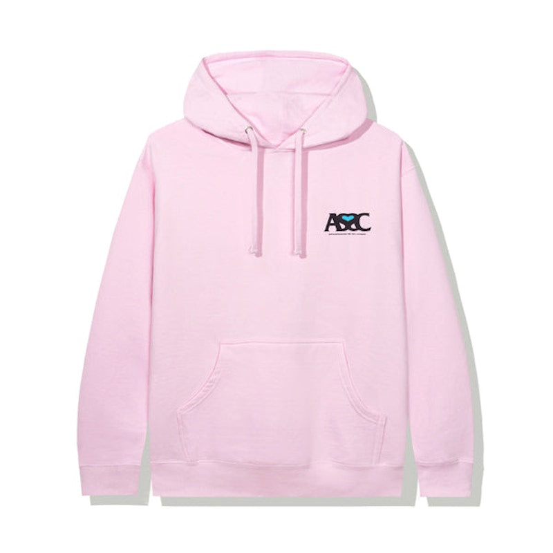 Anti Social Social Club Negative Space Hoodie Pink